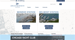 Desktop Screenshot of chicagoyachtclub.org